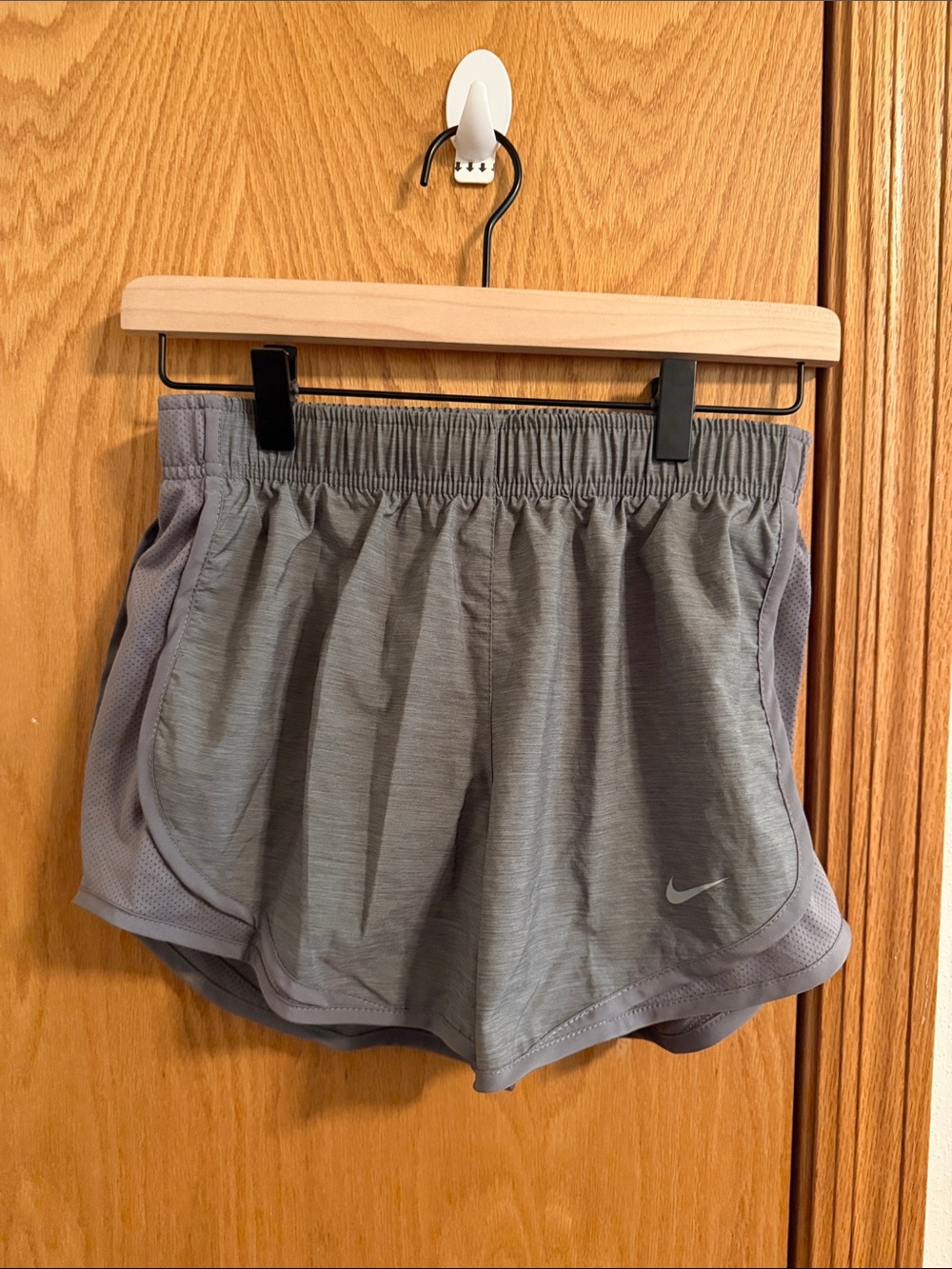 Nike Women’s Light Gray Athletic Running Shorts